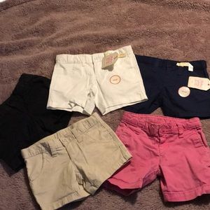 Faded Glory bundle of 5 girls shorts